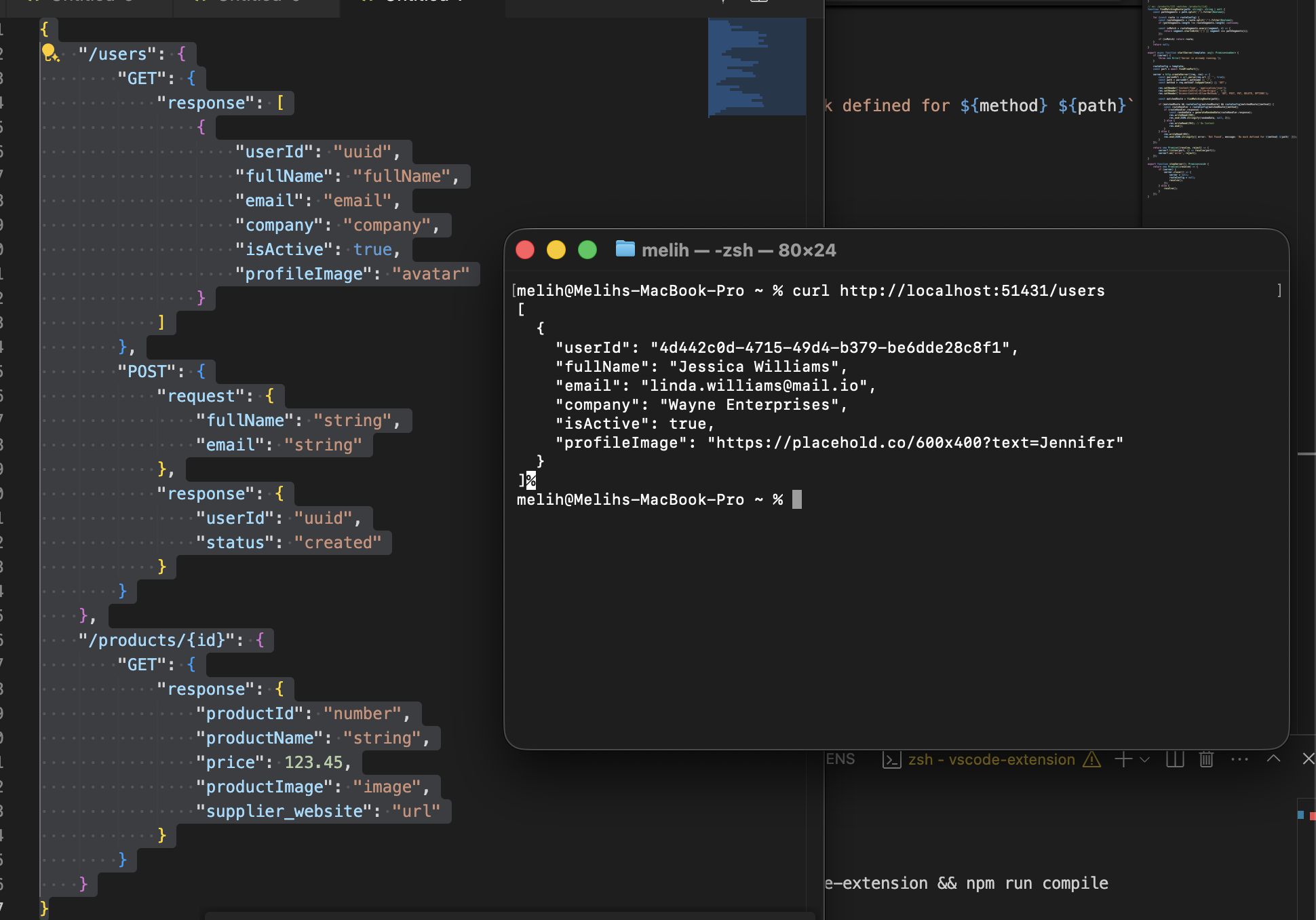 JSON to C# Example